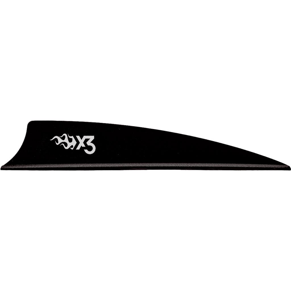 Bohning X3 Vanes Shield Cut 3 in. Black 36 pk. 1 Bohning X3 Vanes Shield Cut 3 in. Black 36 pk.