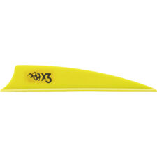 Home 27 Bohning X3 Vanes Shield Cut 3 in. Neon Yellow 36 pk.
