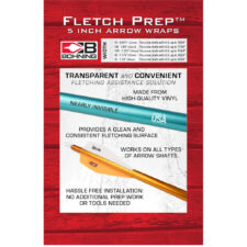 Home 26 Bohning Fletch Prep Wraps 5 in. Small Clear 30 pk.