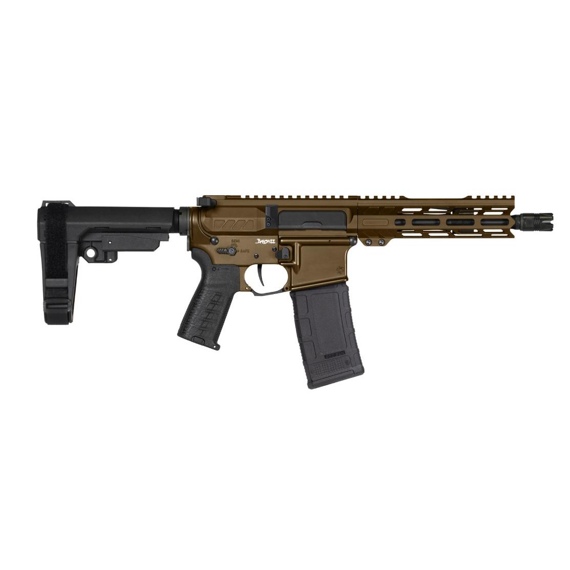 CMMG Banshee MK4 Fixed Ejector Handgun .300 Blk 30rd Magazine 8" Barrel RipBrace Midnight Bronze 1 CMMG Banshee MK4 Fixed Ejector Handgun .300 Blk 30rd Magazine 8" Barrel RipBrace Midnight Bronze