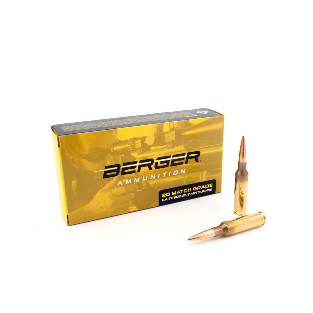 Berger Target Rifle Ammunition 6.5 Creedmoor 153.5 gr LRHT 2702 fps 20/ct 1 Berger Target Rifle Ammunition 6.5 Creedmoor 153.5 gr LRHT 2702 fps 20/ct
