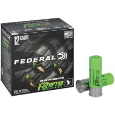 Home 25 Federal Ron Roberts Raptor Steel Shotshells 12ga 3" 1-3/8oz 1400 fps #2 25/ct