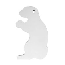 Home 26 B/C AR500 3/8" SILHOUETTE GOPHER WHT