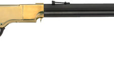 Home 27 CIMARRON 1860 HENRY 45LC - 24" BRASS FRAME BLUED WALNUT