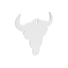 Home 22 Birchwood Casey AR500 3/8" Steel 1 Hole Animal Silhouette Target - Skull 1/ct