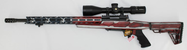 Howa HCRA70804USA Mini APC Bolt Action Rifle Package 6mm ARC 20" 10+1 USA Flag Finish - Howa