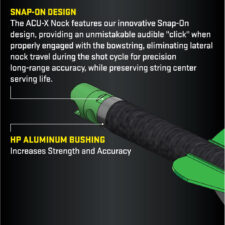 Home 26 TenPoint ACU-X Nock Green 12 pk.