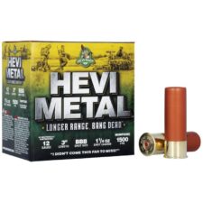 Home 31 HEVI-Shot HEVI-Metal Longer Range Shotshell 12ga 3" 1-1/4 oz 1500 fps #BBB 25/ct