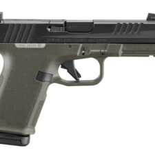 Home 26 RUGER RXM THREADED 9MM PISTOL 4.5" BBL OD GREEN MAGPUL EHG, O.R. 2-15RD MAGS