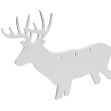 Home 25 B/C AR500 3/8" SILHOUETTE DEER WHT