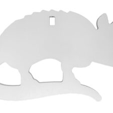 Home 25 B/C AR500 3/8" SILHOUETTE ARMADILLO