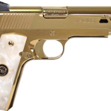 Home 27 IVER JOHNSON GOLDEN EAGLE - 1911 45ACP 8RD POLISHED GOLD