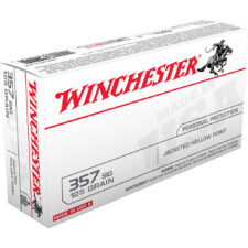 Home 25 Winchester USA Pistol Ammo 357 Sig 125 gr. Jacketed HP 50 rd.