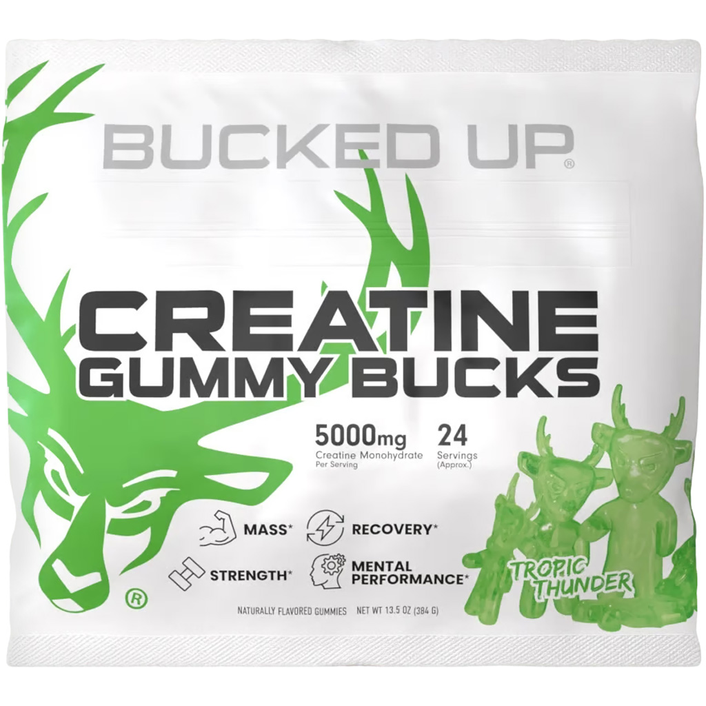 Bucked Up Creatine Gummies Tropic Thunder 24pc pack 1 Bucked Up Creatine Gummies Tropic Thunder 24pc pack