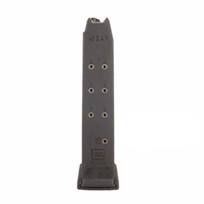 Glock Factory Handgun Magazine Black for Glock Model 37 .45 GAP 10/rd Bulk 1 Glock Factory Handgun Magazine Black for Glock Model 37 .45 GAP 10/rd Bulk