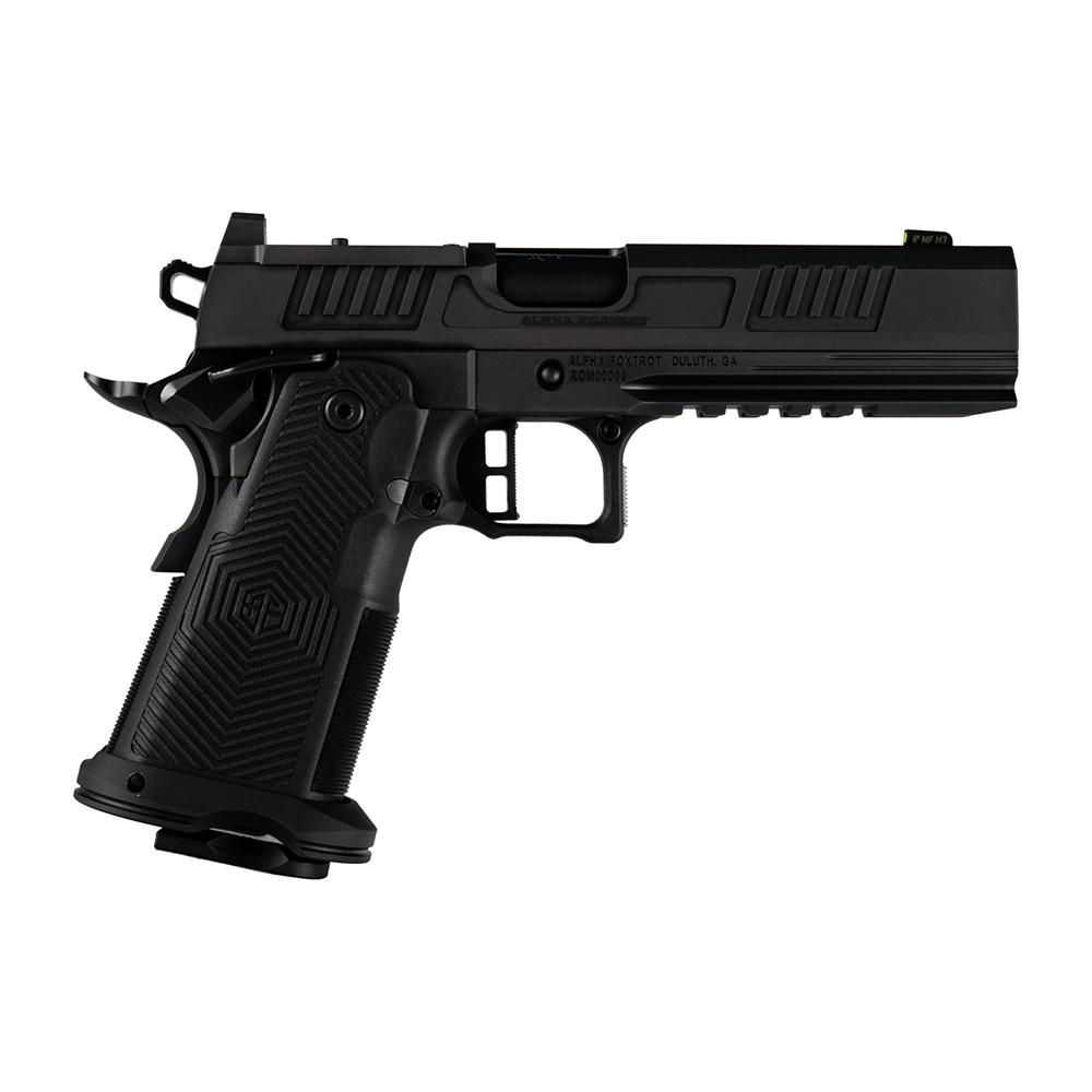 Alpha Foxtrot AF1911 Romulus Handgun 9mm Luger 17rd (1) & 20rd (1) Magazines 5" Barrel Black OR 1 Alpha Foxtrot AF1911 Romulus Handgun 9mm Luger 17rd (1) & 20rd (1) Magazines 5" Barrel Black OR
