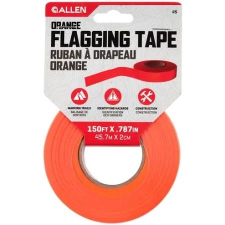 Allen Flagging Tape .787"x150' PDQ Orange - Single Roll 1 Allen Flagging Tape .787"x150' PDQ Orange - Single Roll