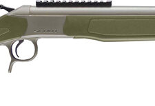 CVA SCOUT TD V3 450BM 22" - STAINLESS/OD GREEN SYNTHETIC
