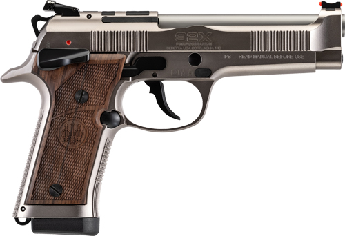 BERETTA 92X PERFORMANCE DEF - CLASSIC 9MM 4.9" 15RD SS WOOD 1 BERETTA 92X PERFORMANCE DEF - CLASSIC 9MM 4.9" 15RD SS WOOD