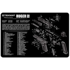 RUGER SR 9 (SR 40) CLEANING MAT - 11” X 17”