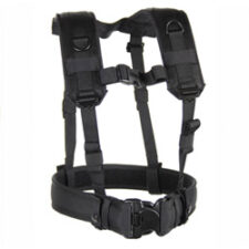BH LOADBEARING SUSPENDERS/HRNS BLK