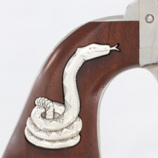 CIMARRON MAN W/NO NAME 357 MAG - FRONTIER 4.75" SILVER SNAKE