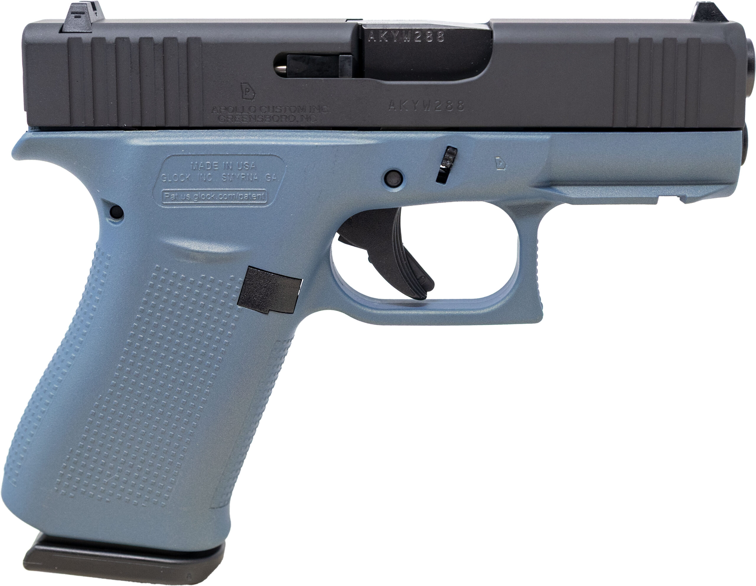 GLK 43X 9MM 10R NOLIGHT BLK RL - Apollo Custom