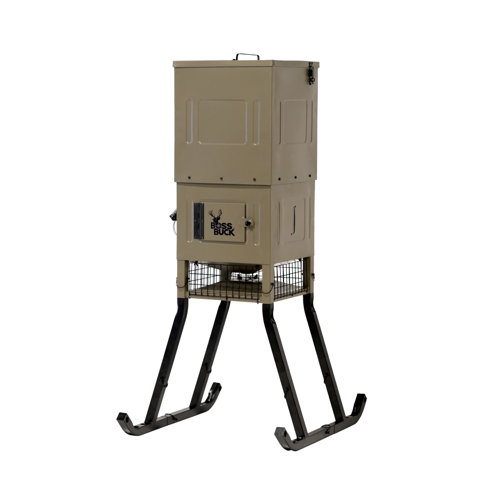Boss Buck Fill Sled Feeder with Diverter Plate and Solar Panel 300lb Motor Freight Only 1 Boss Buck Fill Sled Feeder with Diverter Plate and Solar Panel 300lb Motor Freight Only