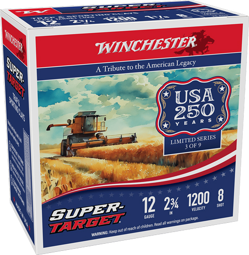 WINCHESTER TARGET 12GA 2.75" - 1-1/8OZ #8 1200FPS 250RD CASE 1 WINCHESTER TARGET 12GA 2.75" - 1-1/8OZ #8 1200FPS 250RD CASE