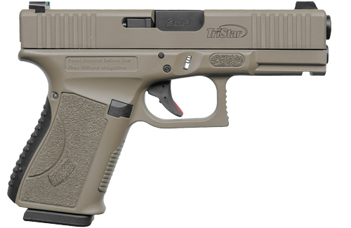 TRISTAR APOC 9MM 15RND FDE - W/FIBER OPTIC SIGHTS 1 TRISTAR APOC 9MM 15RND FDE - W/FIBER OPTIC SIGHTS