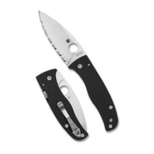 SPYDERCO BODACIOUS BLK/SLV S30V SRTD