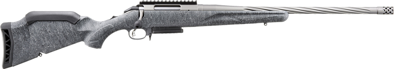 RUGER AMERICAN GENII 6MM CM - 20" GRAY GRAY SPLATTER SYN 1 RUGER AMERICAN GENII 6MM CM - 20" GRAY GRAY SPLATTER SYN