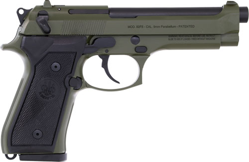 BERETTA 92FS 9MM 4.9" 15RD - OD GREEN 1 BERETTA 92FS 9MM 4.9" 15RD - OD GREEN