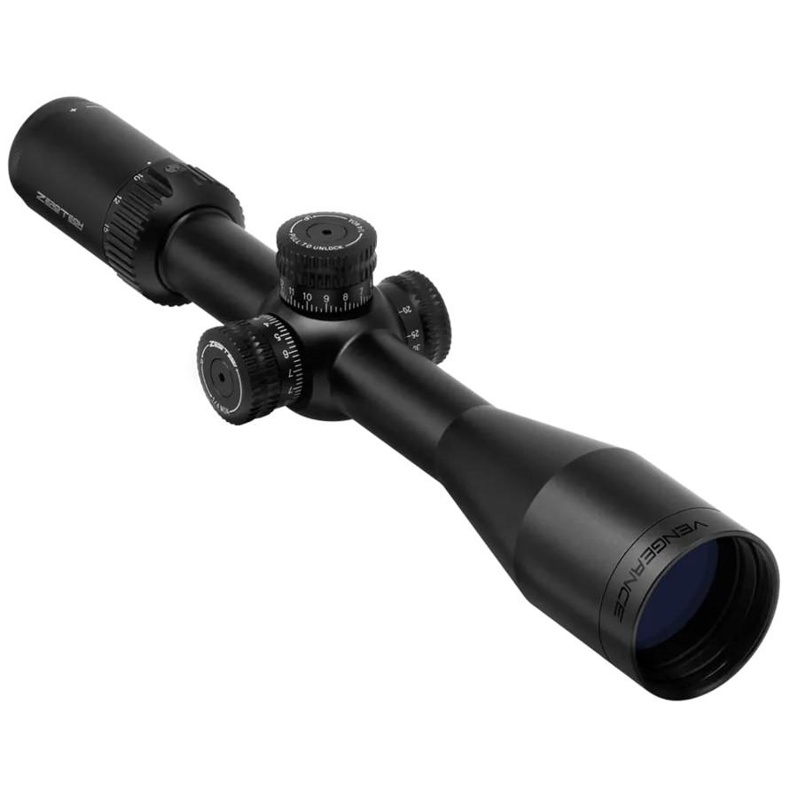 ZeroTech Optics Vengeance Rifle Scope 4-20x50mm FFP 30mm Tube PHR II Non-Illum Black 1 ZeroTech Optics Vengeance Rifle Scope 4-20x50mm FFP 30mm Tube PHR II Non-Illum Black