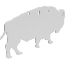 B/C AR500 3/8" SILHOUETTE BISON WHT