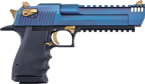 DESERT EAGLE L6 SERIES 50AE - 6" BLACK CARBO BLUE & PIC RAIL 1 DESERT EAGLE L6 SERIES 50AE - 6" BLACK CARBO BLUE & PIC RAIL