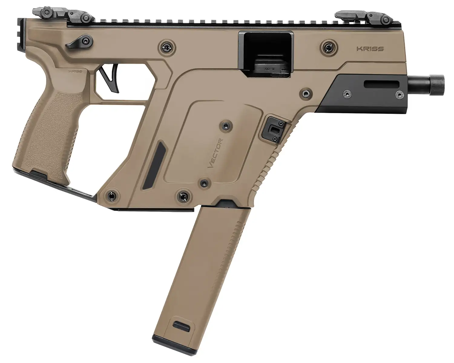 KRISS VECTOR SDP G3: PISTOL 5.5" BRL / 1x40RD 9X19 FDE 1 KRISS VECTOR SDP G3: PISTOL 5.5" BRL / 1x40RD 9X19 FDE
