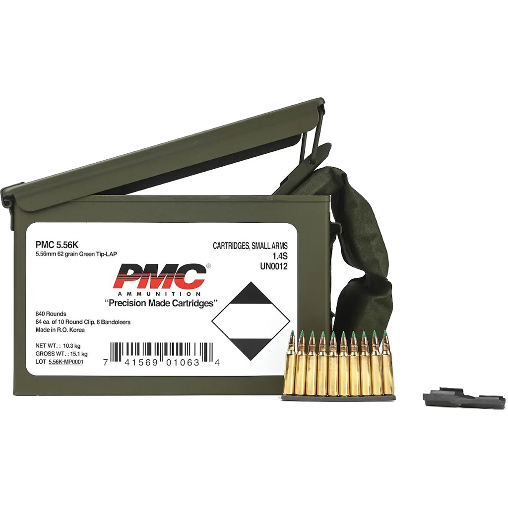 PMC X-Tac Rifle Ammo Metal Box 5.56 62 gr. FMJBT 840 rd. 2 PMC X-Tac Rifle Ammo Metal Box 5.56 62 gr. FMJBT 840 rd. - Image 2