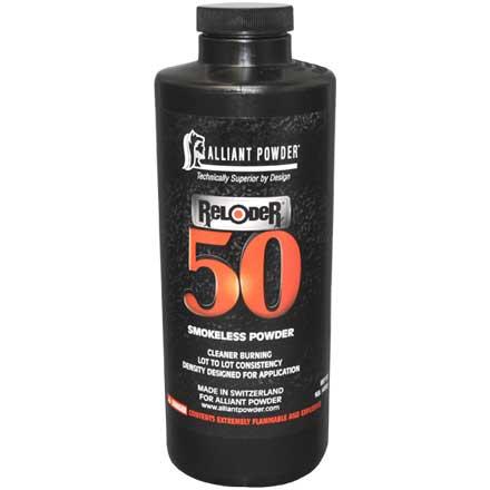 Alliant Reloder 50 Rifle Powder - 1lbs 1 Alliant Reloder 50 Rifle Powder - 1lbs