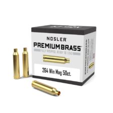 Home 29 Nosler Unprimed Brass Rifle Cartridge Cases .264 Win Mag 50/ct