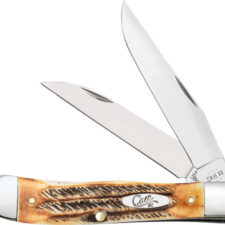 Home 27 CASE KNIVES 6.5 BONE STAG - TRAPPER