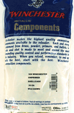 WINCHESTER UNPRIMED CASES 308 - WIN 50 PACK 20PK/CS