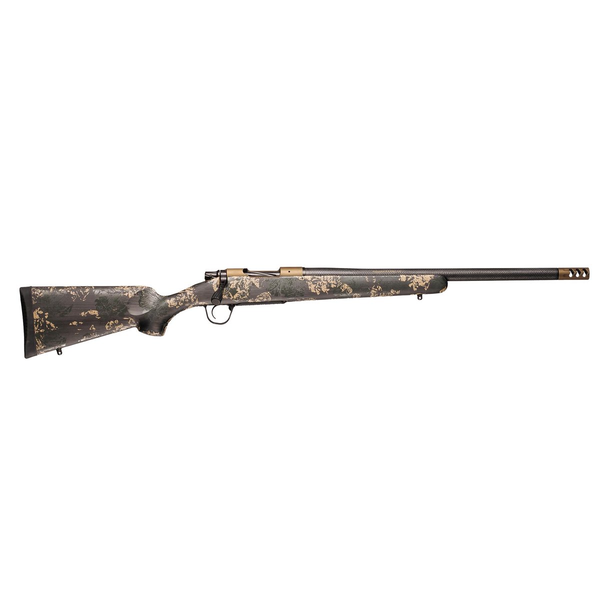 Christensen Arms Ridgeline FFT Rifle 25 Creedmoor 4rd Capacity 20" Threaded Carbon Fiber Barrel Burnt Bronze w/Green & Tan Accented Stock 1 Christensen Arms Ridgeline FFT Rifle 25 Creedmoor 4rd Capacity 20" Threaded Carbon Fiber Barrel Burnt Bronze w/Green & Tan Accented Stock