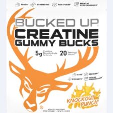 BUCKED UP CREATINE GUMMIES - KNOCKOUT PUNCH 20 SERVINGS