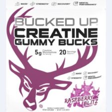 BUCKED UP CREATINE GUMMIES - RASPBERRY BLITZ 20 SERVINGS