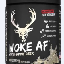 BUCKED UP PRE-WORKOUT WOKE AF - WHITE GUMMY DEER 30 SERVINGS