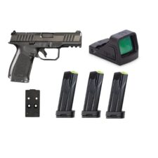 Home 29 Rost Martin RM1C Handgun Bundle 9mm Luger 15rd(4) Magazines 4" Barrel Black Viridian Red Dot Pistol Case