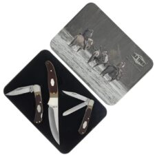 Old Timer Knife Combo Tin Fixed and Folding Knives
