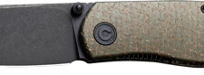 CIVIVI KNIFE SOKOKE 3.35" - GREEN BURLAP MICARTA/BLACK