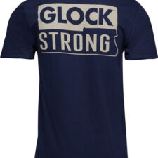 GLOCK STRONG SHORT - SLEEVE T SHIRT NAVY LARGE